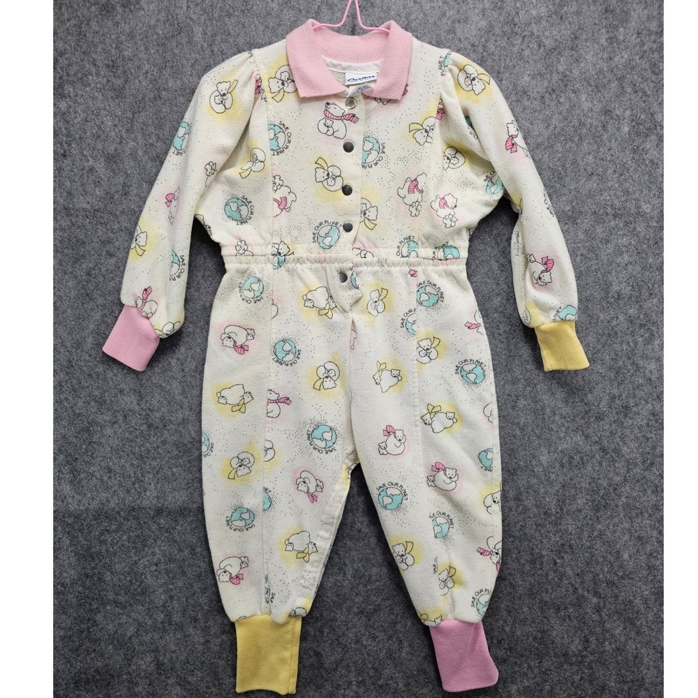 Vintage Carters Save Our Planet Jumpsuit Sleeper 24 Months Made in USA